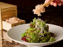Teppanyaki Bian Yokohama_Japanese vegetable salad with white dashi stock