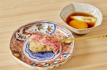  入口即化的和牛風味，讓您大吃一驚的「和牛壽喜燒串」 